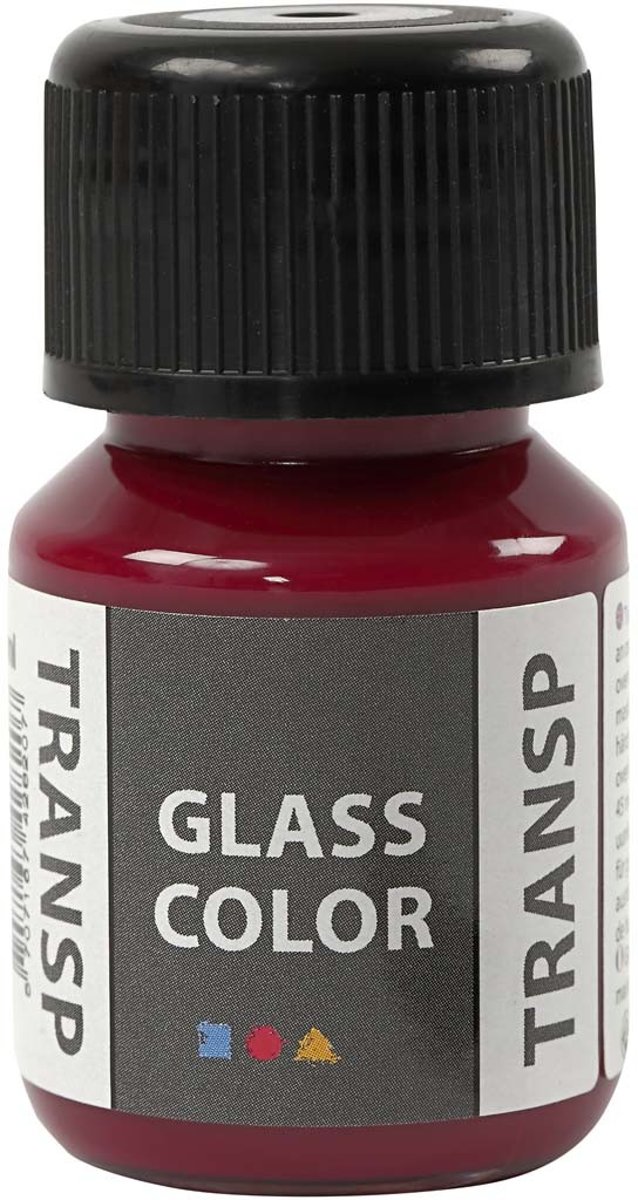 Glass Color Transparent, roze, 35ml [HOB-31674]